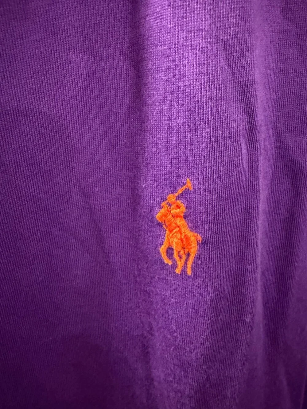 NWT Indie Sleaze Polo Ralph Lauren Men M Purple Classic Fit Tee